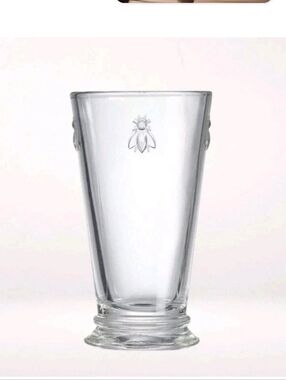 4- LA ROCHERE Paris Muses Glass France Bee Napoleon 5.5 inches 10oz Highball SEE